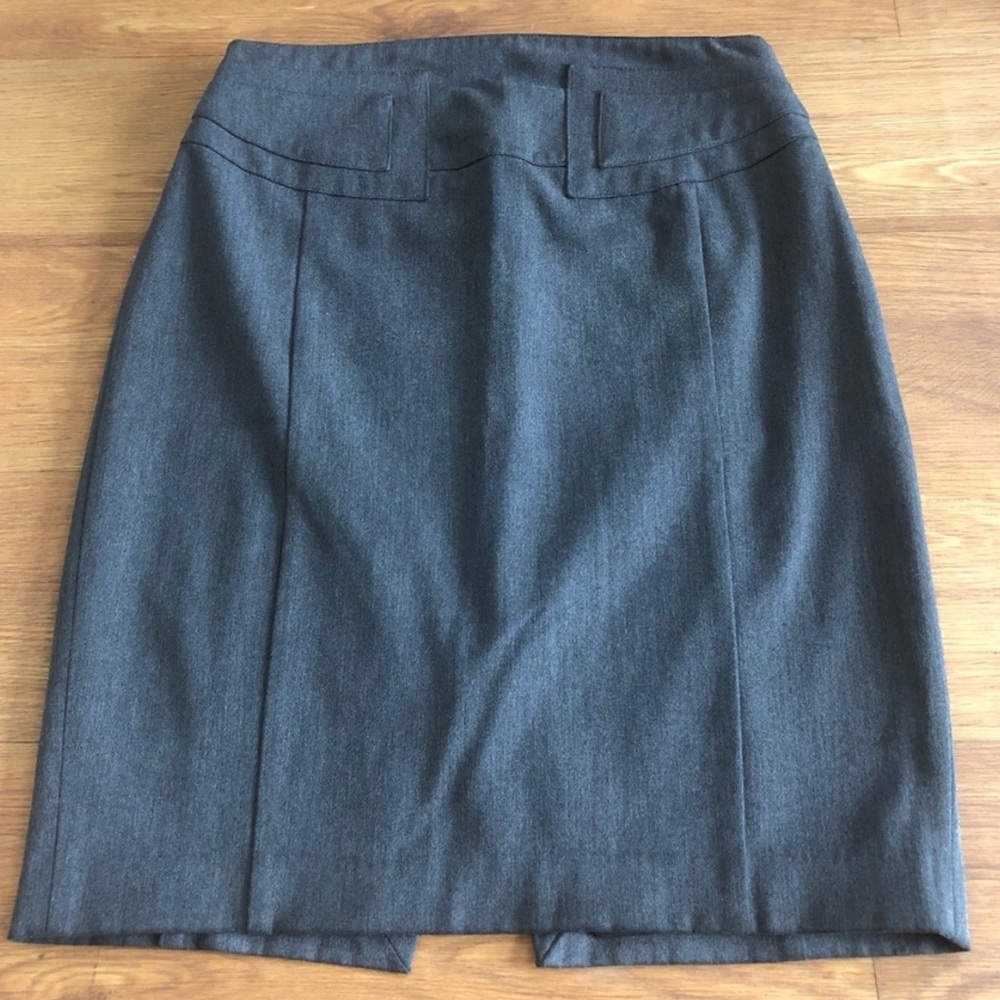 Express High waisted Pencil Skirt in Grey Sz 2
